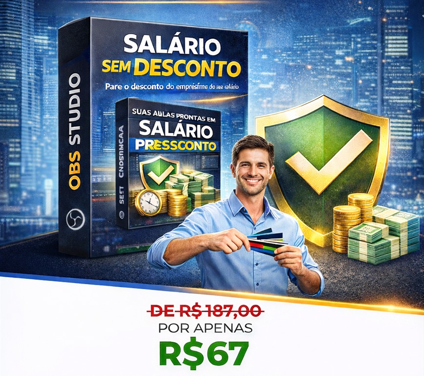 Salário Sem Desconto — Mockup do Produto
